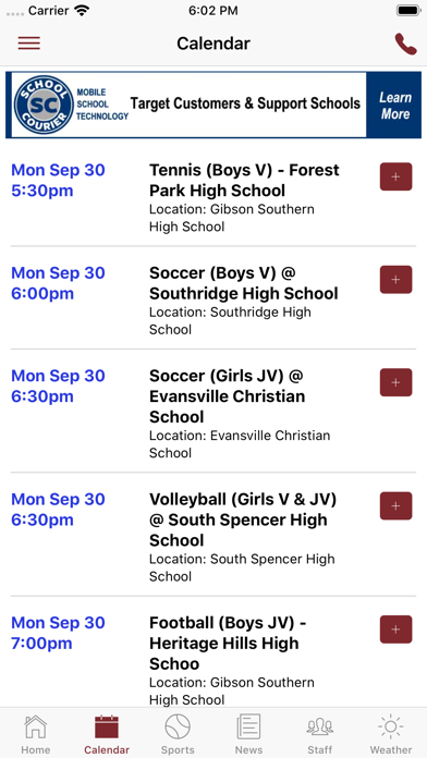 Screenshot #3 pour Gibson Southern Athletics