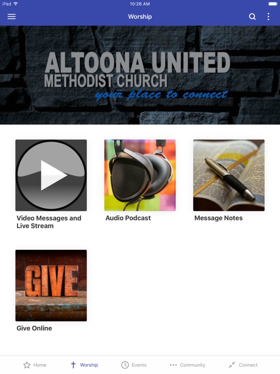 Altoona UMC screenshot 2