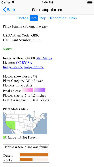Death Valley Wildflower Search Screenshot
