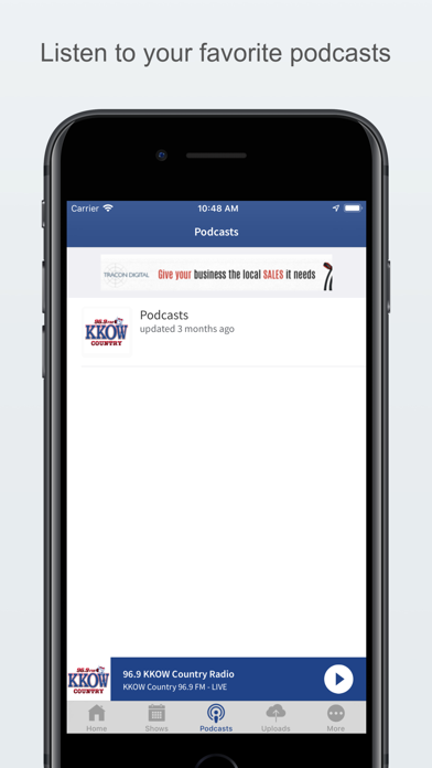 96.9 KKOW Country Radio Screenshot