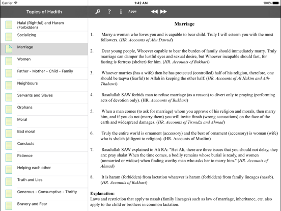 Screenshot #6 pour Hadith Pack HD