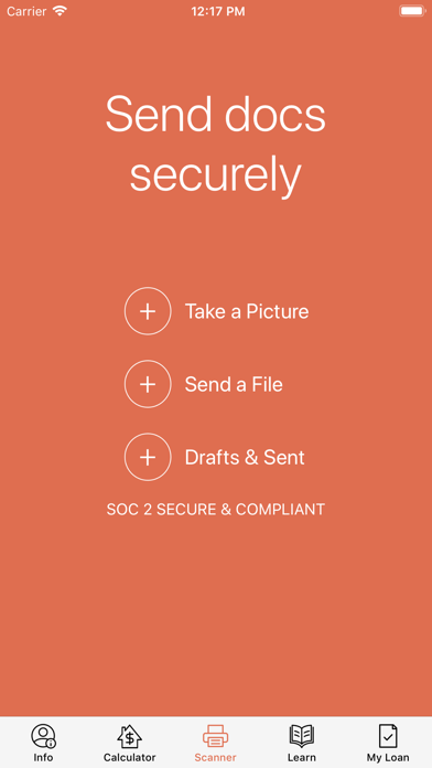 Vista Lending Mortgage App Screenshot