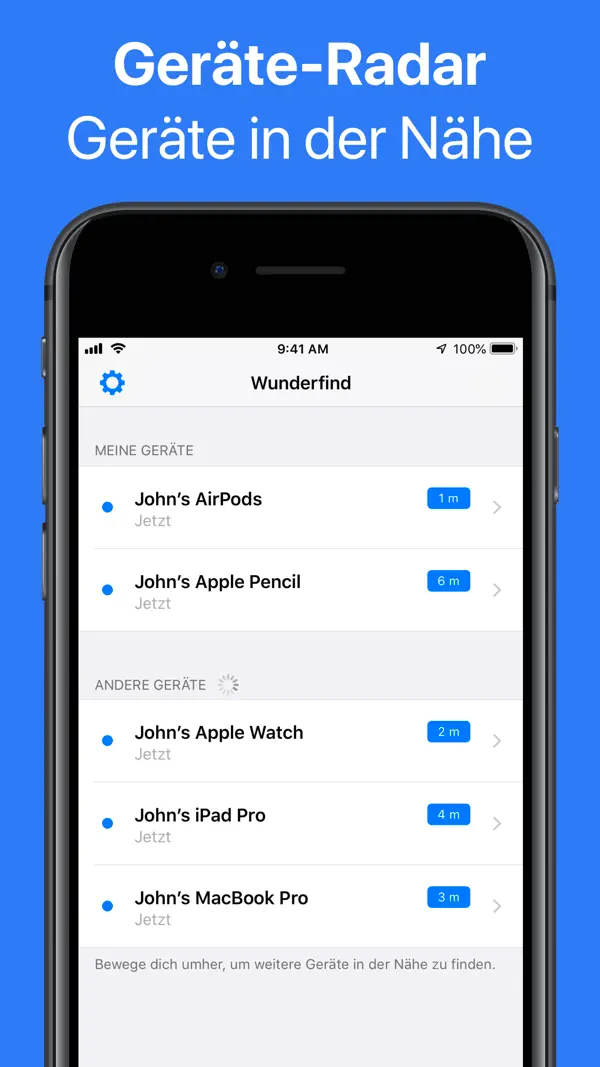 Wunderfind: Gerät finden Screenshot 4