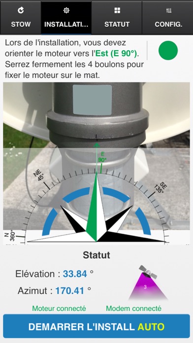 Screenshot #1 pour KA-SAT Pointer FMA
