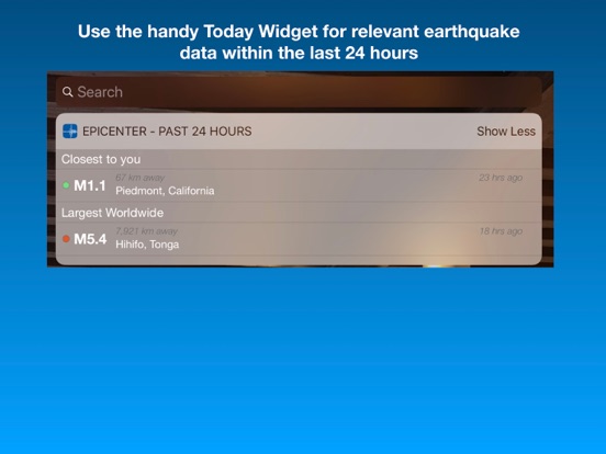 Epicenter - Global Earthquakes iPad screenshot 5 - Weather app
