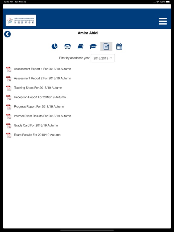 FIS HK iPad screenshot