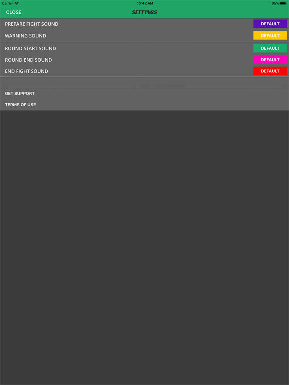 TimerBuddy Boxing Round Timer iPad screenshot 5 - Sports app