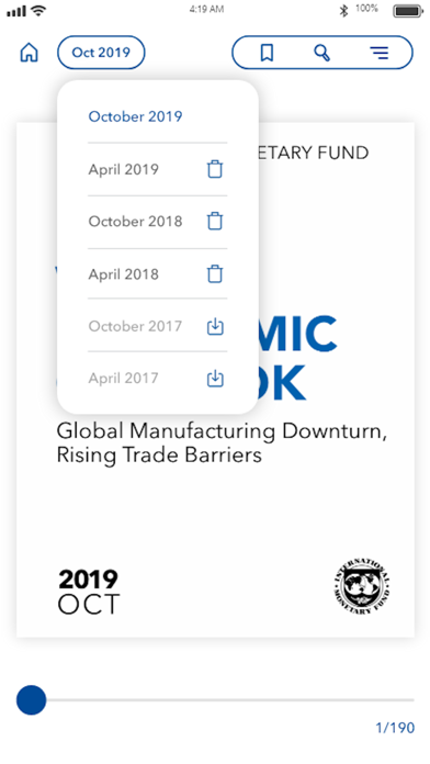 Screenshot #3 pour IMF Global Economic Reports