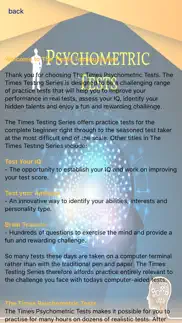 psychometric tests iPhone Captures Décran 3