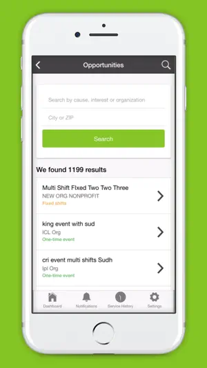 Volunteer App screenshot 3