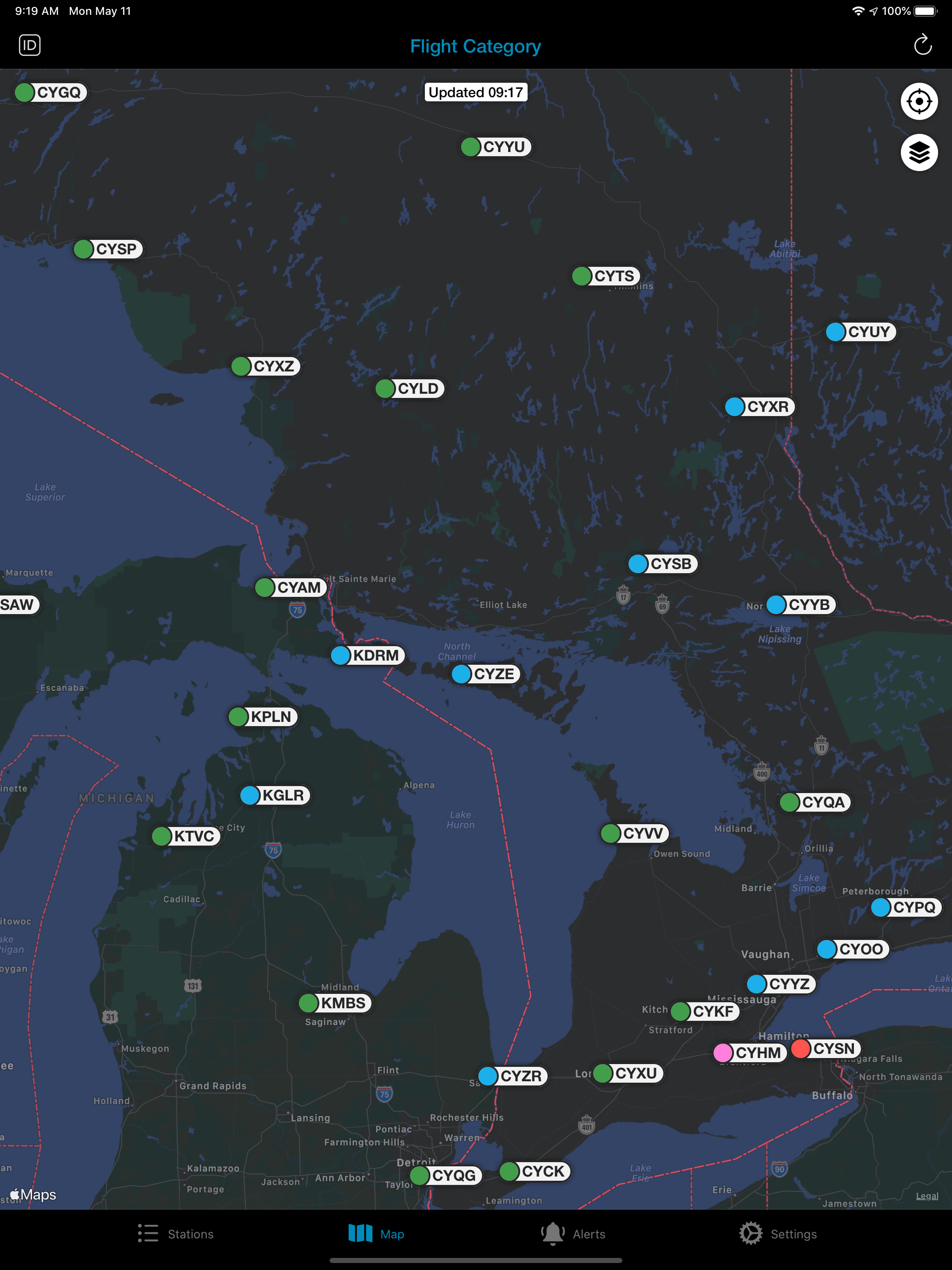 Minimums - METAR/TAF Analysis