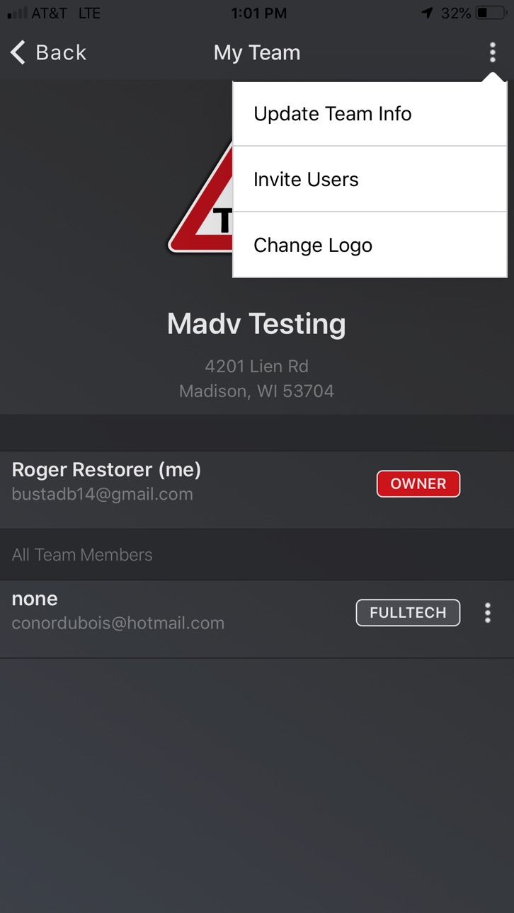 iPhone screenshot