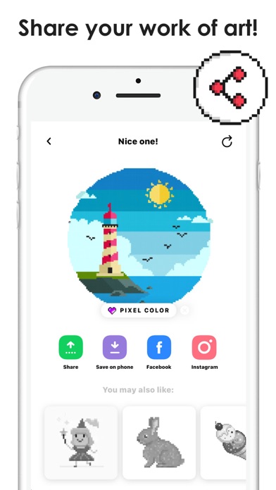 Pixel Color: Paint by Number screenshot 3