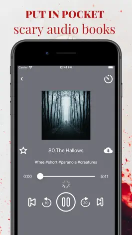 Game screenshot Creepypasta: audio books app hack