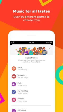 Game screenshot Palco MP3: Music and podcasts apk