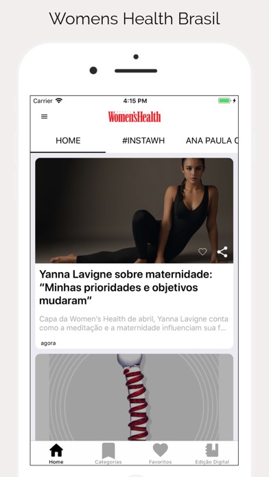 Women's Health Brasil Screenshot