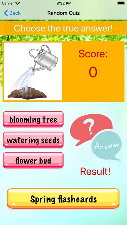 Spring vocabulary in English