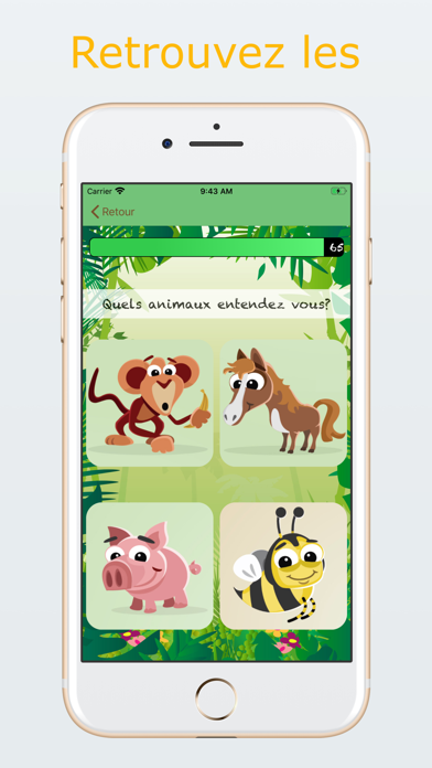 Screenshot #2 pour Quiz animaux et sons