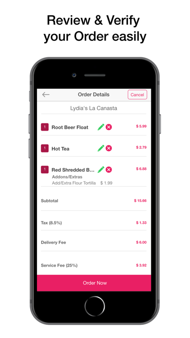 Busy Bee App Delivery Customer Screenshot