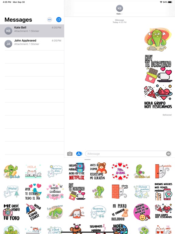 Screenshot #6 pour Stickers de saludos en español