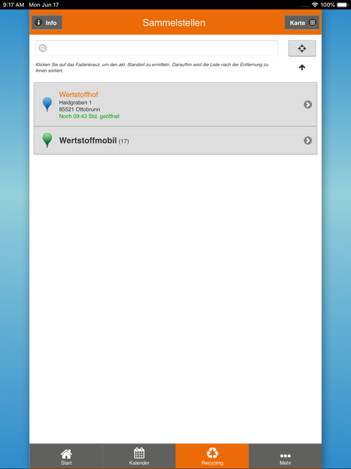Abfall-App München-Südost