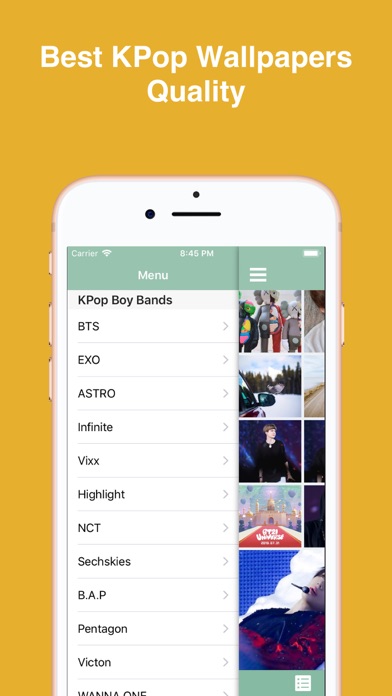 Screenshot #1 pour KPop Wallpapers 4K & Themes HD