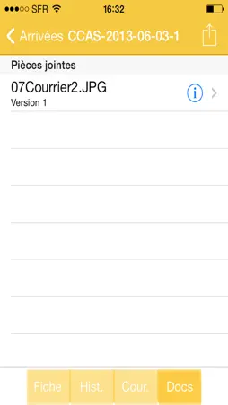 AIRS Courrier screenshot 2