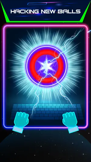 Neon brick breaker PRO screenshot 3