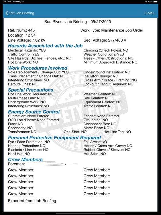 Sun River Job Briefing screenshot-3