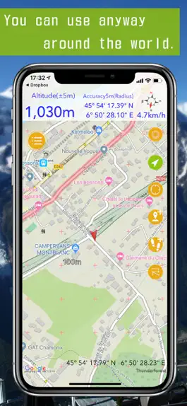 Game screenshot ジオグラフィカ | 登山用GPS hack
