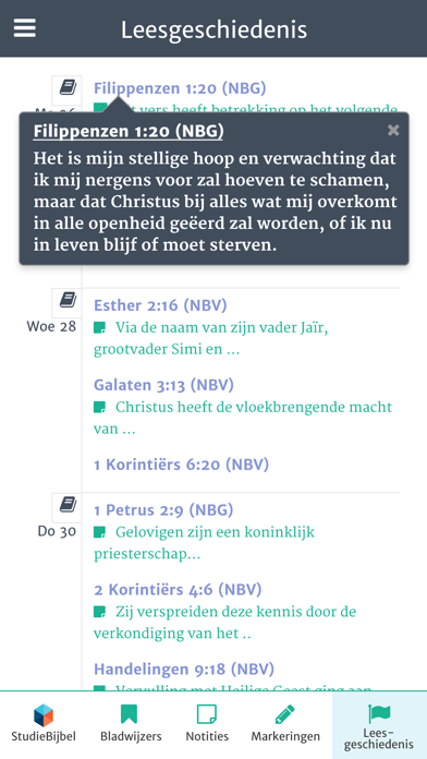 StudieBijbel Screenshot