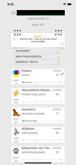 Game screenshot Learn German words with ST mod apk