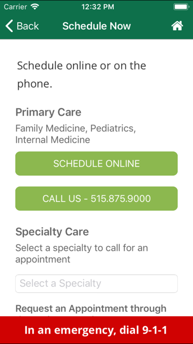 The Iowa Clinic Screenshot