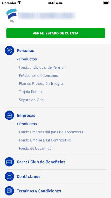 Ficohsa Pensiones y Cesantías Screenshot