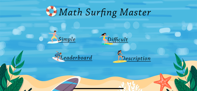 Math Surfing Master