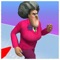 Granny Teacher 3D Run is New Unique Concept with Rolling , Just Tap to Roll Ball and Reach Destination , Be Aware with Obstacles 