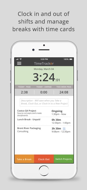 Time Tracker by eBillity(圖5)-速報App