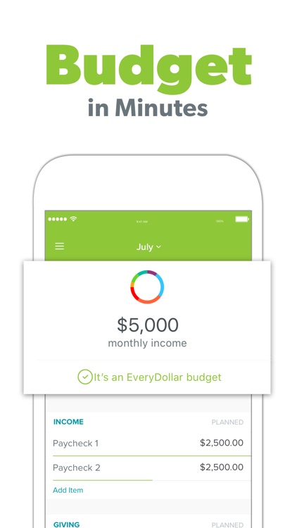 EveryDollar Easy Budgeting App screenshot-0