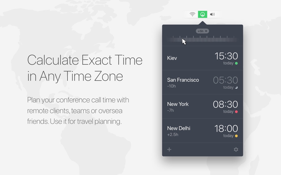 #1. Time Zone Converter and Clock (macOS) Podle: Anton Skorniakov