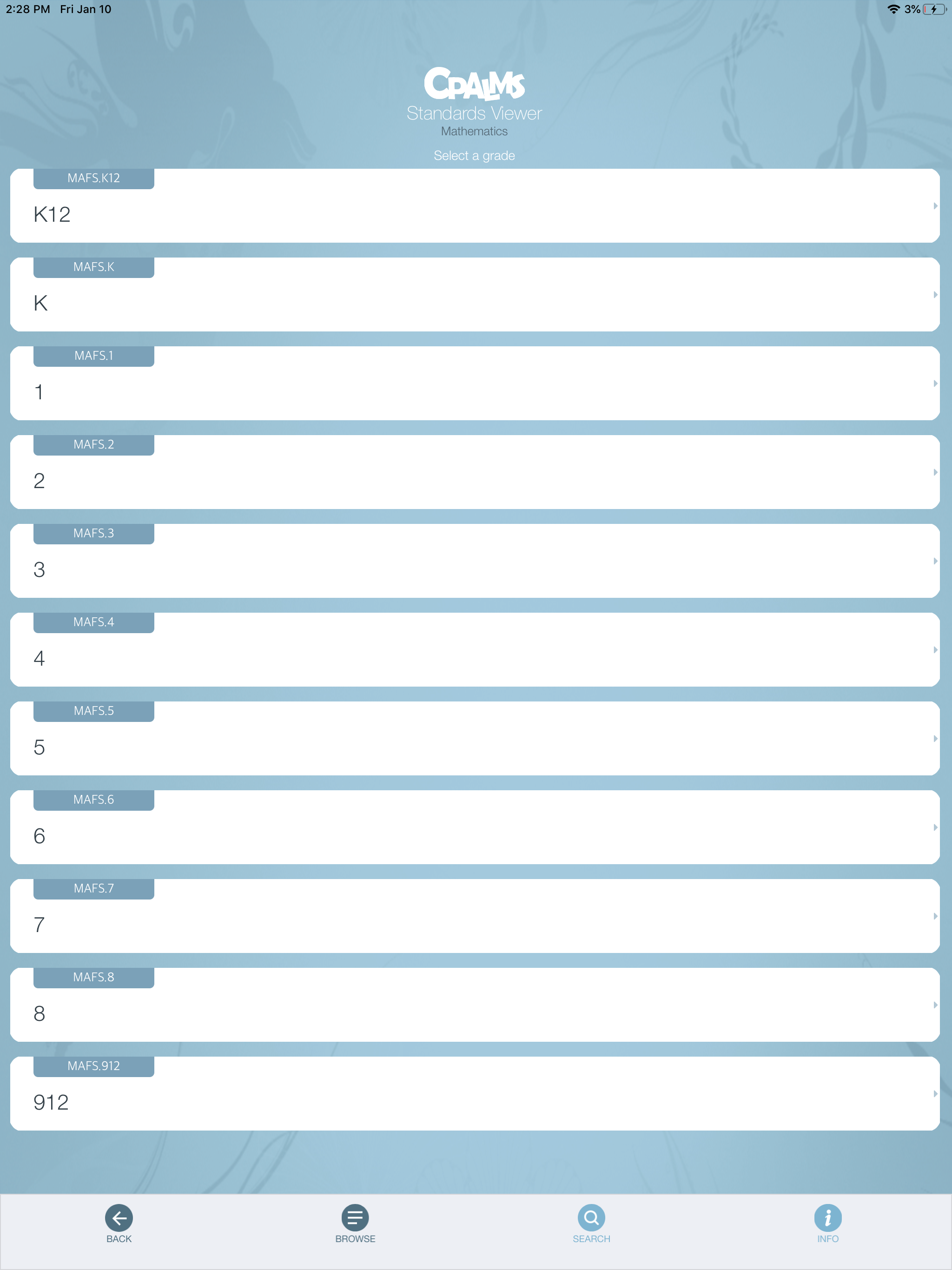 CPALMS Standards Viewer