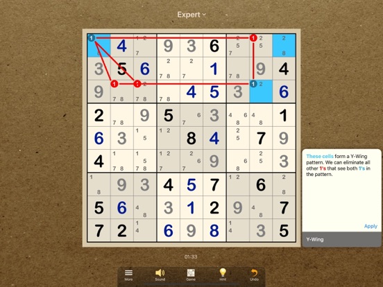 Sudoku by Logify iPad screenshot 5 - Games app