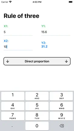 Rule of Three - Calculator iPhone image 1