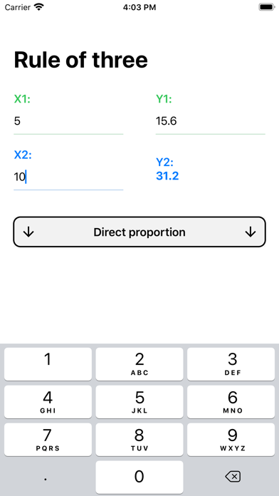 Rule of Three - Calculatorのおすすめ画像1