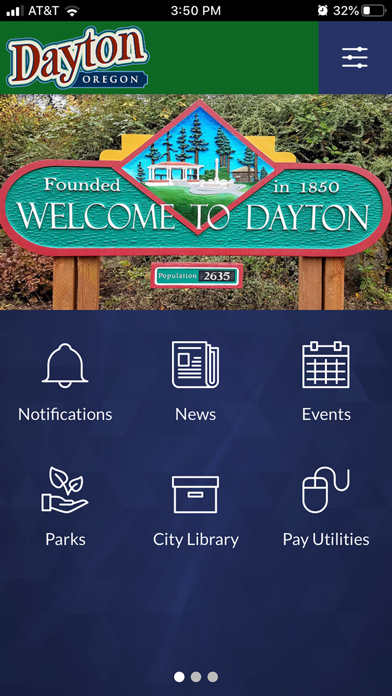 City of Dayton Oregon Screenshot