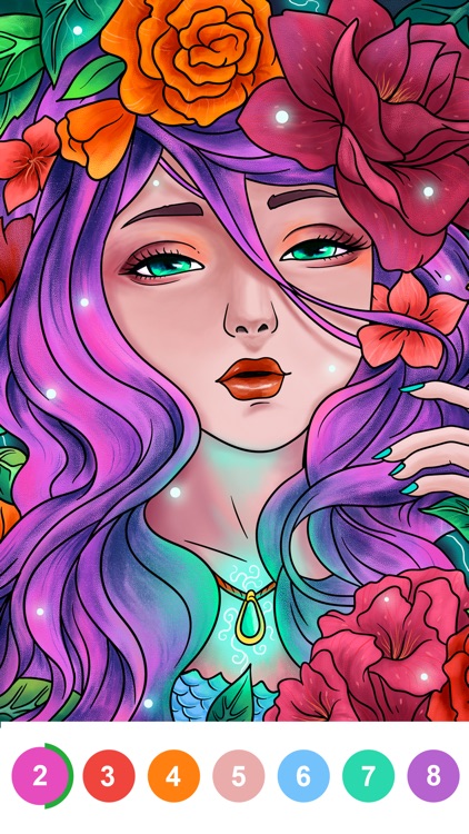Paint by Number Coloring Games