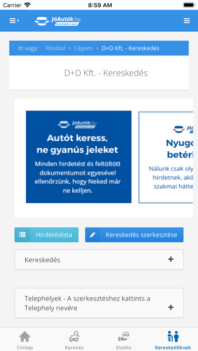 JóAutók Screenshot