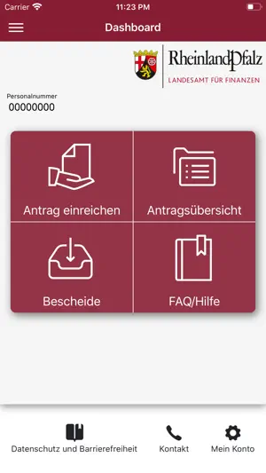 eBeihilfe - RLP - App screenshot 2