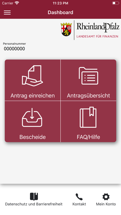 eBeihilfe - RLP - App Screenshot