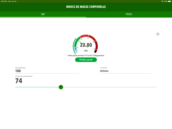 Screenshot #4 pour IMC + Suivi de Poids