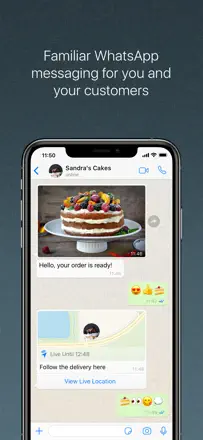 WhatsApp Business : capture d’écran 2 sur 3